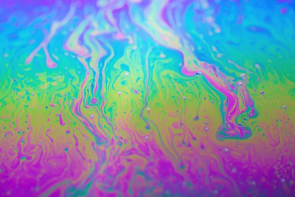 Struttura Astratta Fondo Vernici Iridescenti Bolla Sapone — Foto Stock