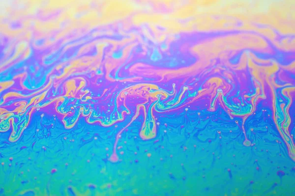 Абстрактная Фоновая Текстура Радужных Красок Мыльный Пузырь — стоковое фото