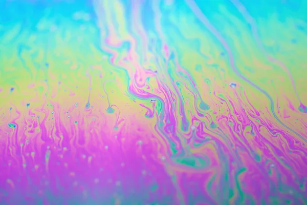 Struttura Astratta Fondo Vernici Iridescenti Bolla Sapone — Foto Stock