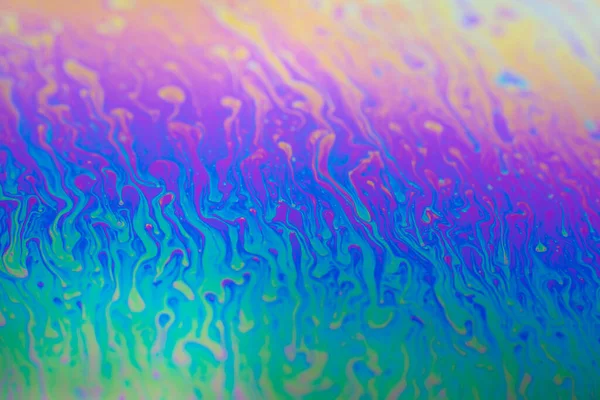 Textura Fondo Abstracta Pinturas Iridiscentes Burbuja Jabón — Foto de Stock