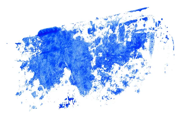 Акрилова Абстрактна Блакитна Пляма — стокове фото