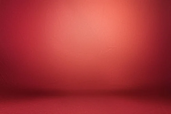 Студийный Фон Подставка Стеной Полом Светлое Пятно Красном Фоне — стоковое фото