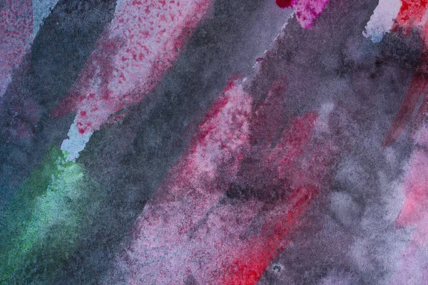 Abstrakt Akvarell Bakgrund Ark Papper Täckt Med Flerfärgad Färg Grunge — Stockfoto
