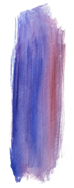 Acquerello Macchia Texture Blu Rosso Asciutto Pennellate — Foto Stock