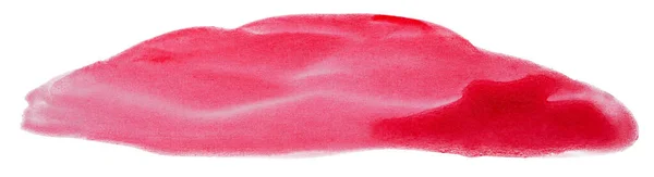 水彩画のような白い背景に赤汚れの水彩画の背景 — ストック写真