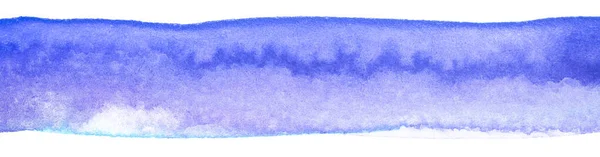 Aquarell Fleck Blau Auf Papier Aquarell Textur Lackierelement Für Design — Stockfoto