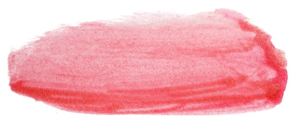 Aquarela Mancha Vermelha Papel Textura Aquarela Elemento Pintura Para Design — Fotografia de Stock