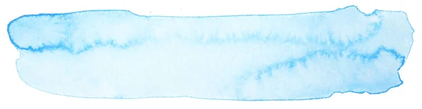Acquerello Macchia Blu Carta Texture Acquerello Elemento Vernice Design — Foto Stock