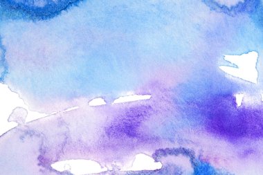 suluboya arka plan şablonu boya damlaları, mavi menekşe.