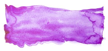 El yapımı suluboya element. mavi mor fırça boyalı suluboya arkaplan