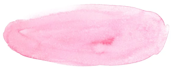 Aquarel Vlek Roze Papier Aquarel Textuur Verfelement Voor Ontwerp — Stockfoto