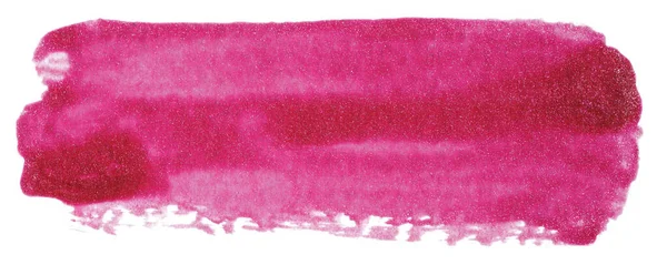 Uma Mancha Tinta Com Efeito Brilho Uma Mancha Esmalte Transparente — Fotografia de Stock