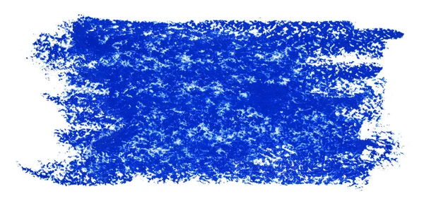 Pastel Desenli Mavi Pastel Boyalarla Dolu Dikdörtgen Beyaz Arkaplanda Çizgi — Stok fotoğraf