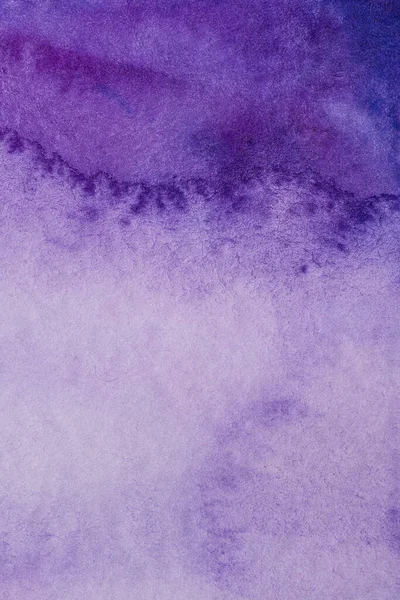Textura Púrpura Azul Fondo Borrosa Pintura Sobre Papel Acuarela Fondo —  Fotos de Stock