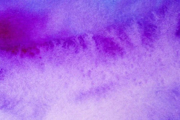 Bakgrund Blå Violett Mörk Hand Dras Akvarell — Stockfoto