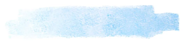Élément Aquarelle Bleu Clair Dessiné Main Bleu Ciel Logo Brosse — Photo