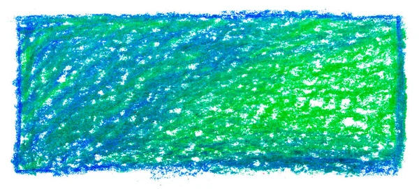 Mavi; yeşil arkaplan dikdörtgeni kalemlerle çizilmiş