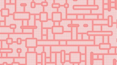 Kırmızı Biçim Soyut Satırları Arkaplan Ayrıntılı Satırlar Kopyalama Boşluğu ile. 3d resim kırmızısı