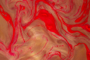 Mermer pullar kırmızı ile altın