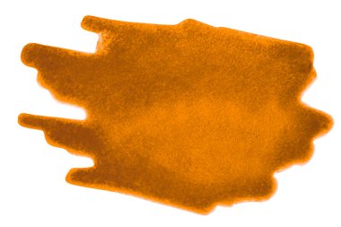 Beyaz arkaplanda suluboya boya lekesi