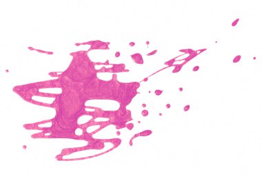 Soyut suluboya el çizimi pembe, mor, kırmızı, mor, mavi, beyaz arkaplan