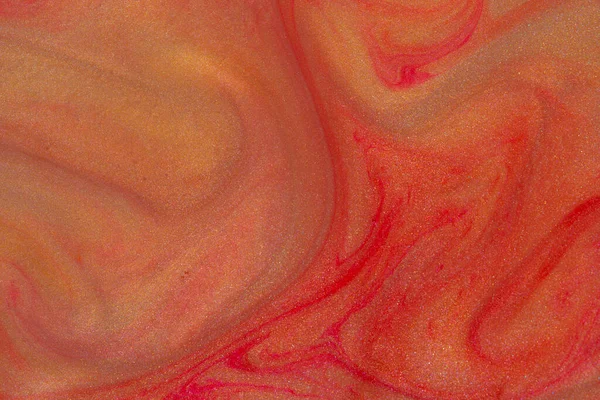 Texture Astratta Rosso Arancio Scintillante Con Trabocco — Foto Stock