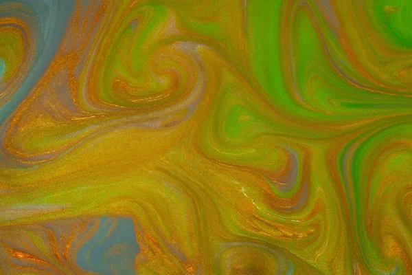 Verde Amarillo Abstracto Con Fondo Verde Brillante Con Brillantes Nubes —  Fotos de Stock