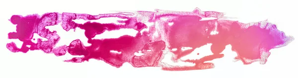 抽象的な水彩画手描きのピンクと白の絵 — ストック写真