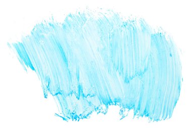 Boya fırçası desenli mavi dikey leke. Villadan gelen çizgilerle kuru fırça.