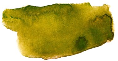 kahverengi yeşil suluboya lekesi