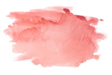 Suluboya ve morumsu boya lekesi