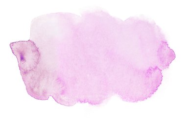 Suluboya ve morumsu boya lekesi