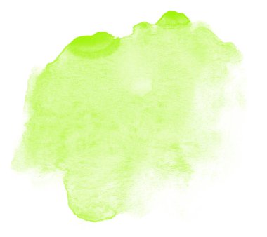yeşil suluboya boyası açık renk