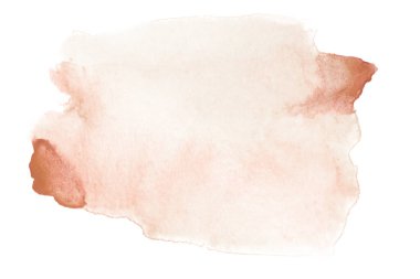 turuncu parlak suluboya lekesi