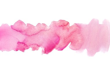 suluboya kırmızı çizgili fırça darbesi kartpostal arka planı beyaz desenli kağıt üzerinde tasarım için. Soyut kenarları olan el çizimi.