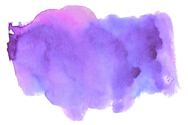 Tache Avec Peinture Magenta Aquarelle — Photo