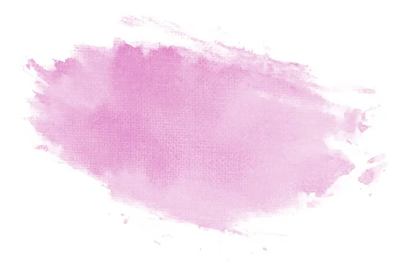 Пятно Акварелью Пурпурной Краской — стоковое фото