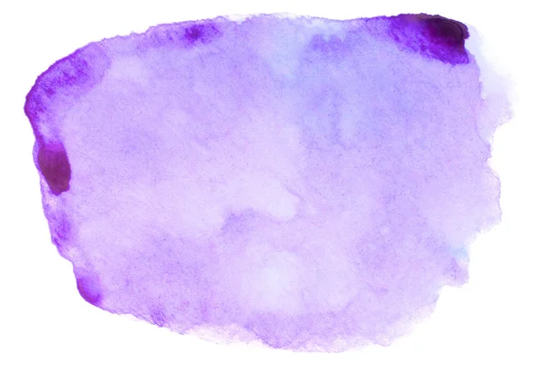 Tache Avec Peinture Magenta Aquarelle — Photo