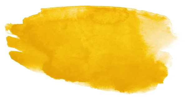 Aquarela Mancha Luz Amarela — Fotografia de Stock