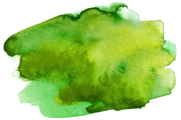 Aquarelle Verte Teinture Texture Fond — Photo