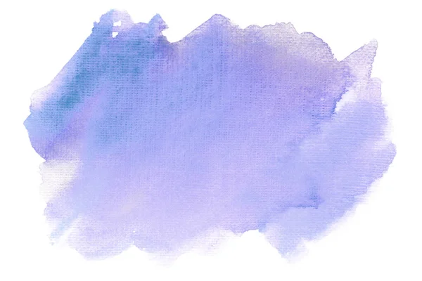 Пятно Акварельной Синей Краской — стоковое фото