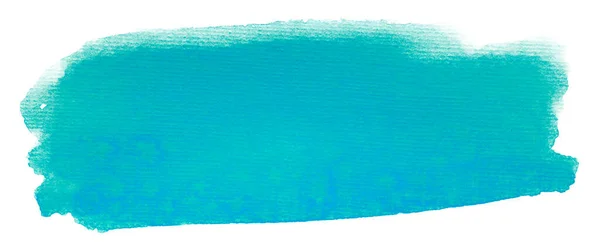 Синий Акварель Пятна Белом Фоне Изолированы — стоковое фото