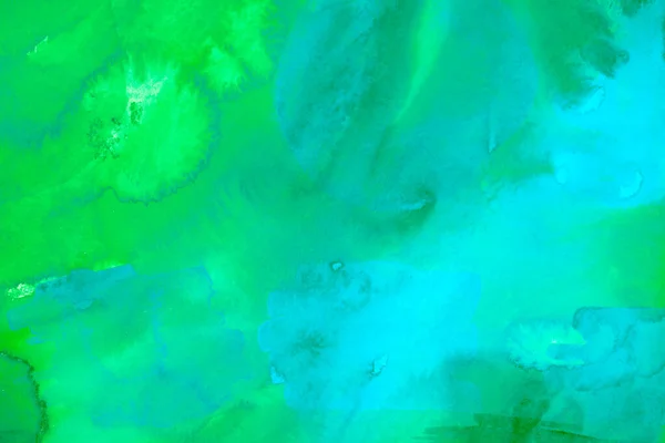 Πράσινο Φόντο Λεκέ Ακουαρέλα — Φωτογραφία Αρχείου
