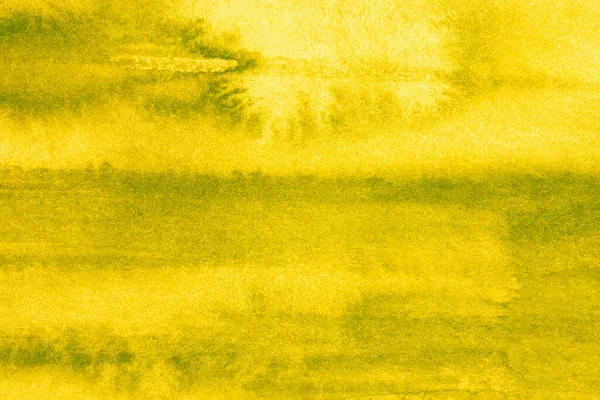 Fundo Aquarela Amarelo Com Uma Textura Aquarela — Fotografia de Stock