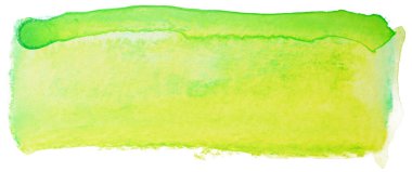 Suluboya boyası dikdörtgen ögesi yeşil