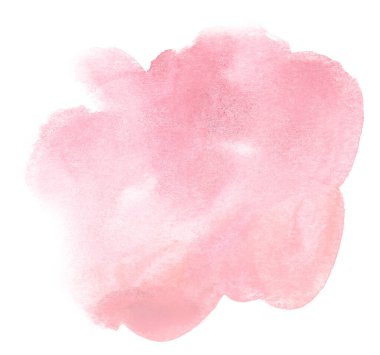 Beyaz arka planda suluboya lekesi. tasarım için öge.