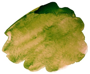 Beyaz arka planda suluboya lekesi. tasarım için öge.