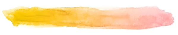 Orange Akvarell Fläck Hög Upplösning Verklig Konsistens — Stockfoto