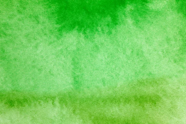 Green Watercolor Background High Resolution Real Texture — Stock Photo, Image