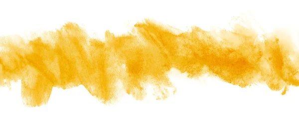 Listra Aquarela Amarelo Saturado Bordas Duras Transições Suaves — Fotografia de Stock